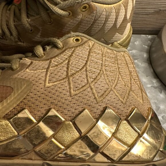 PUMA MB.01 Jr x Lamelo Ball Mid Golden Child SIZE 5.5 - Picture 7 of 9